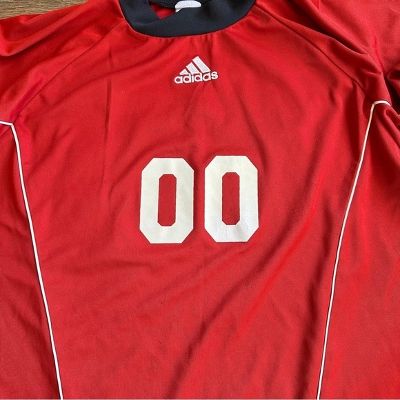 Adidas Soccer Goal Keeper Jersey Red Size Medium - Picture 3 of 7